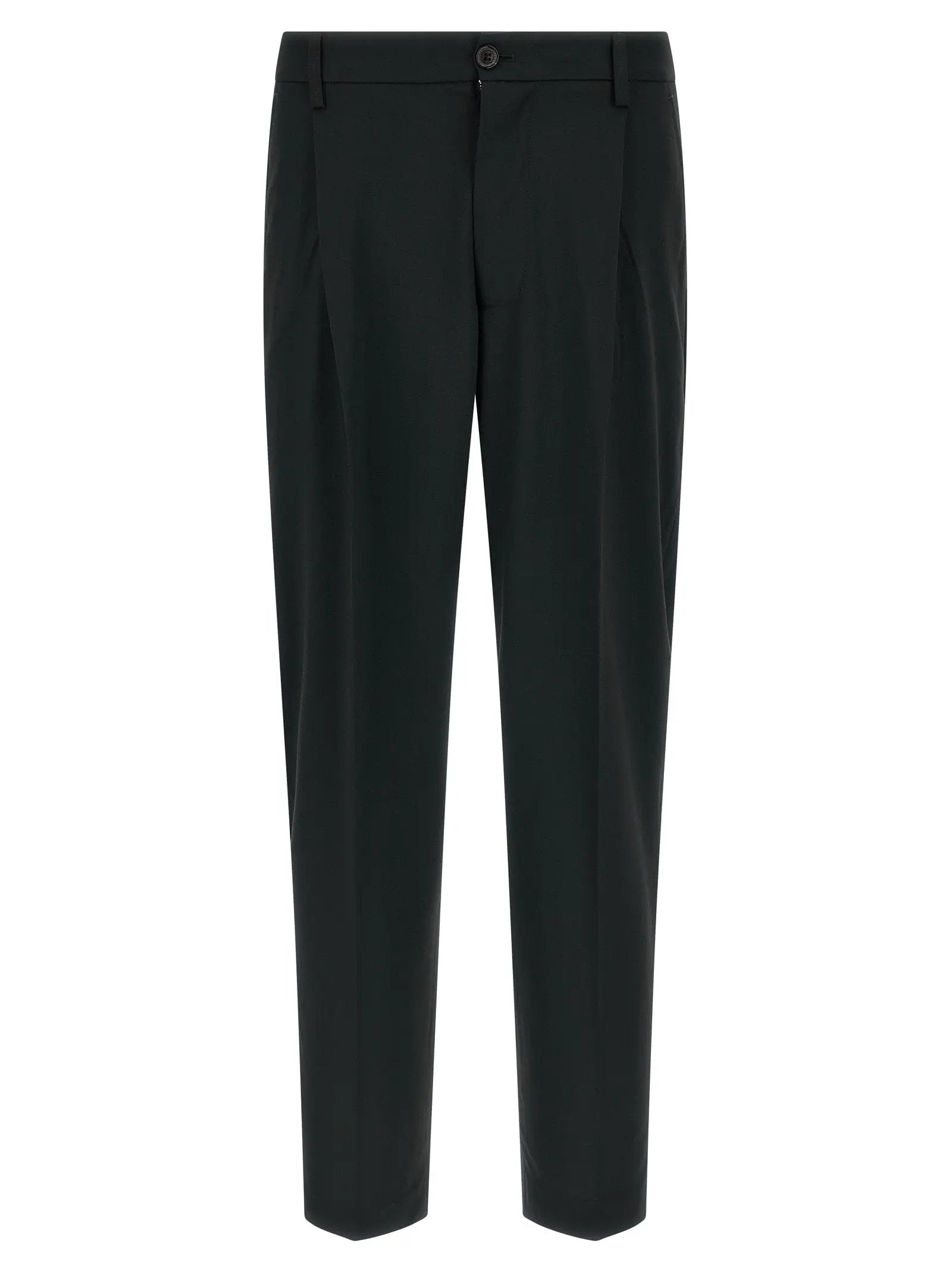 Department 5 Black Polyester Casual Pants