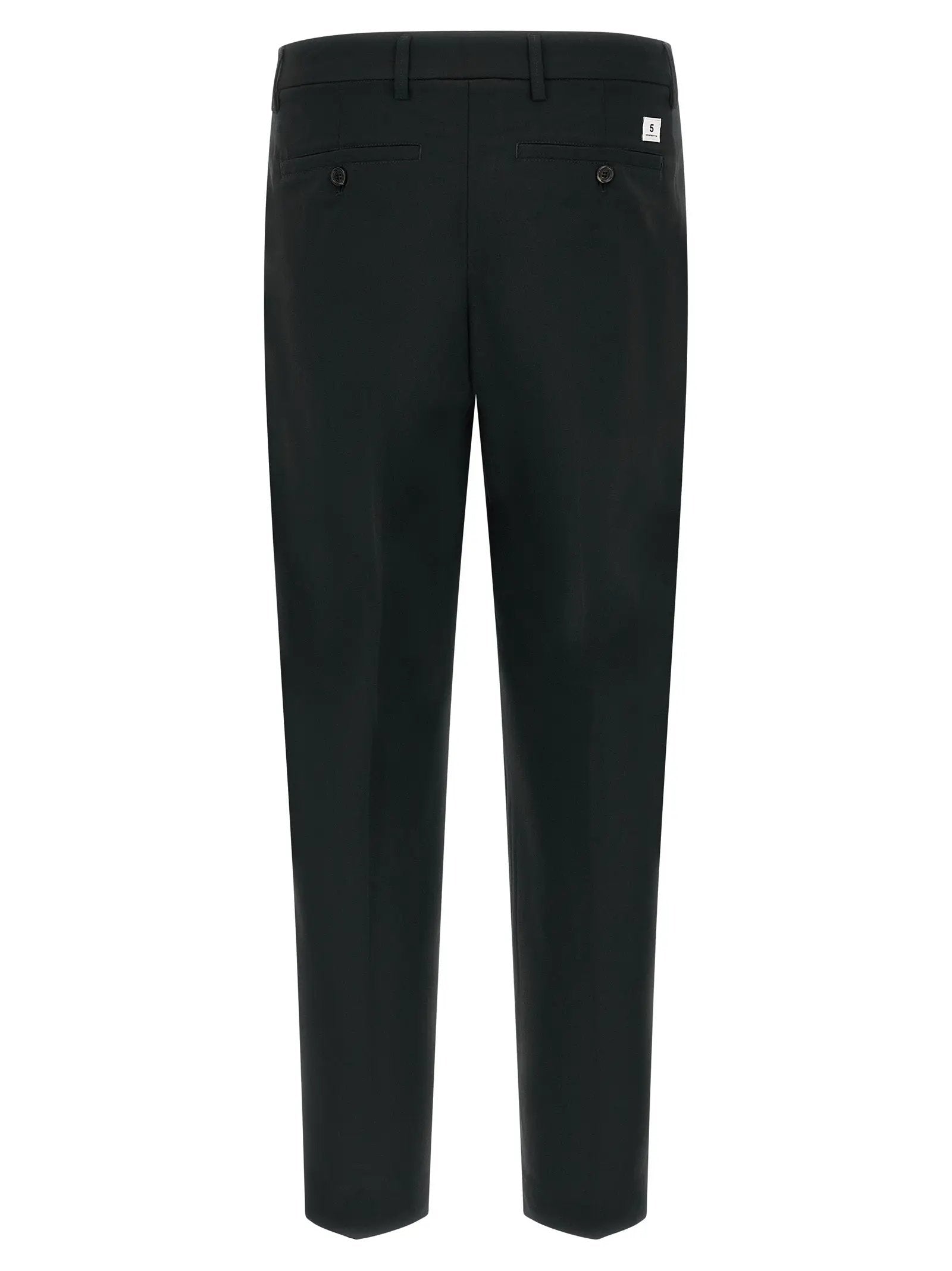 Department 5 Black Polyester Casual Pants