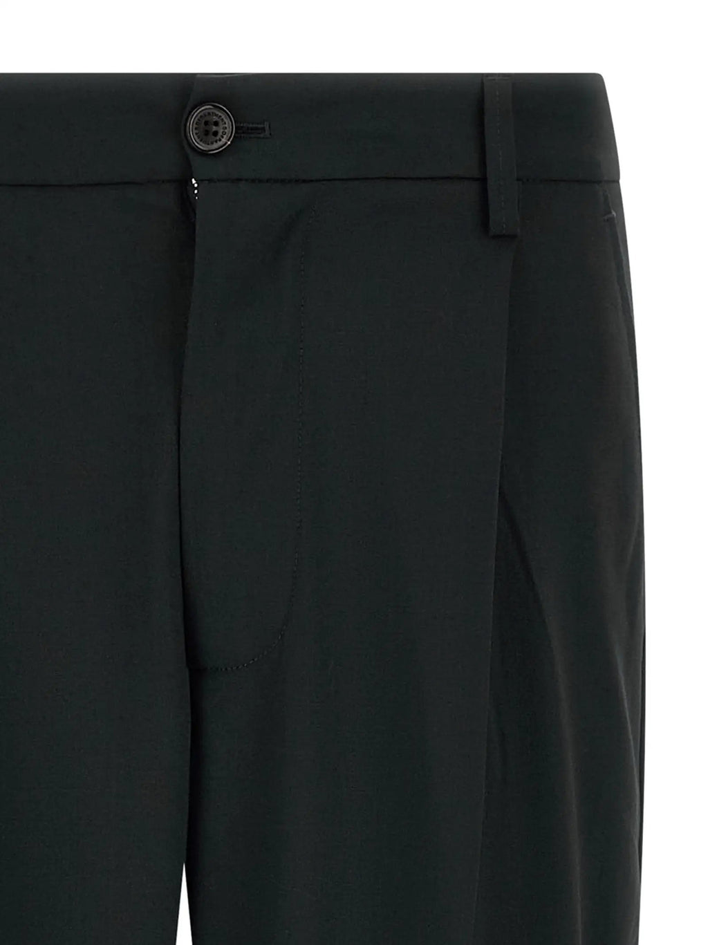 Department 5 Black Polyester Casual Pants