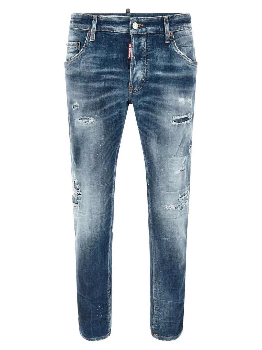 Dsquared² Blue Cotton Boyfriend Jeans