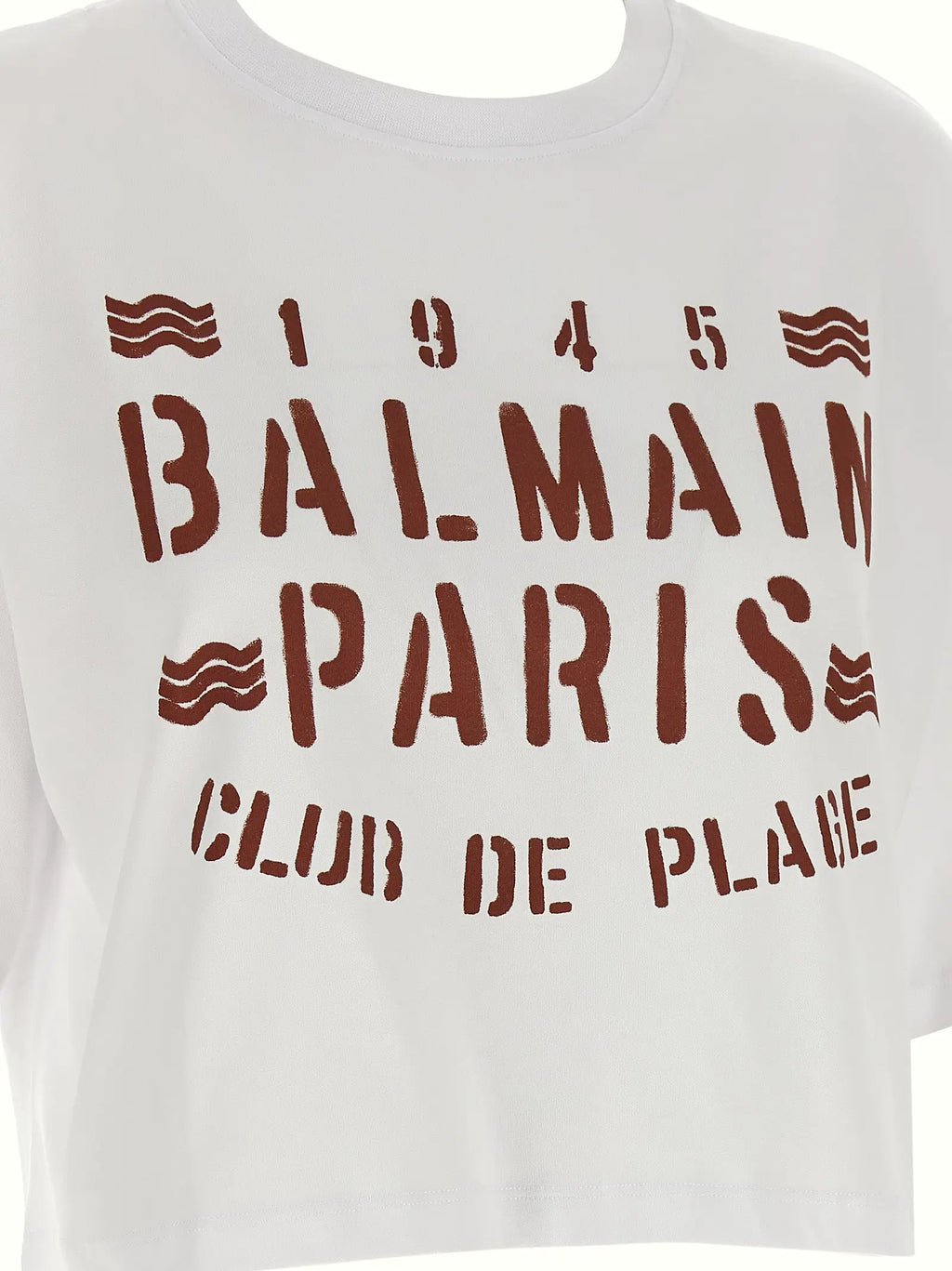 T-shirt Balmain en coton blanc