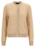 Fabiana Filippi Brown Virgin Wool Cardigan