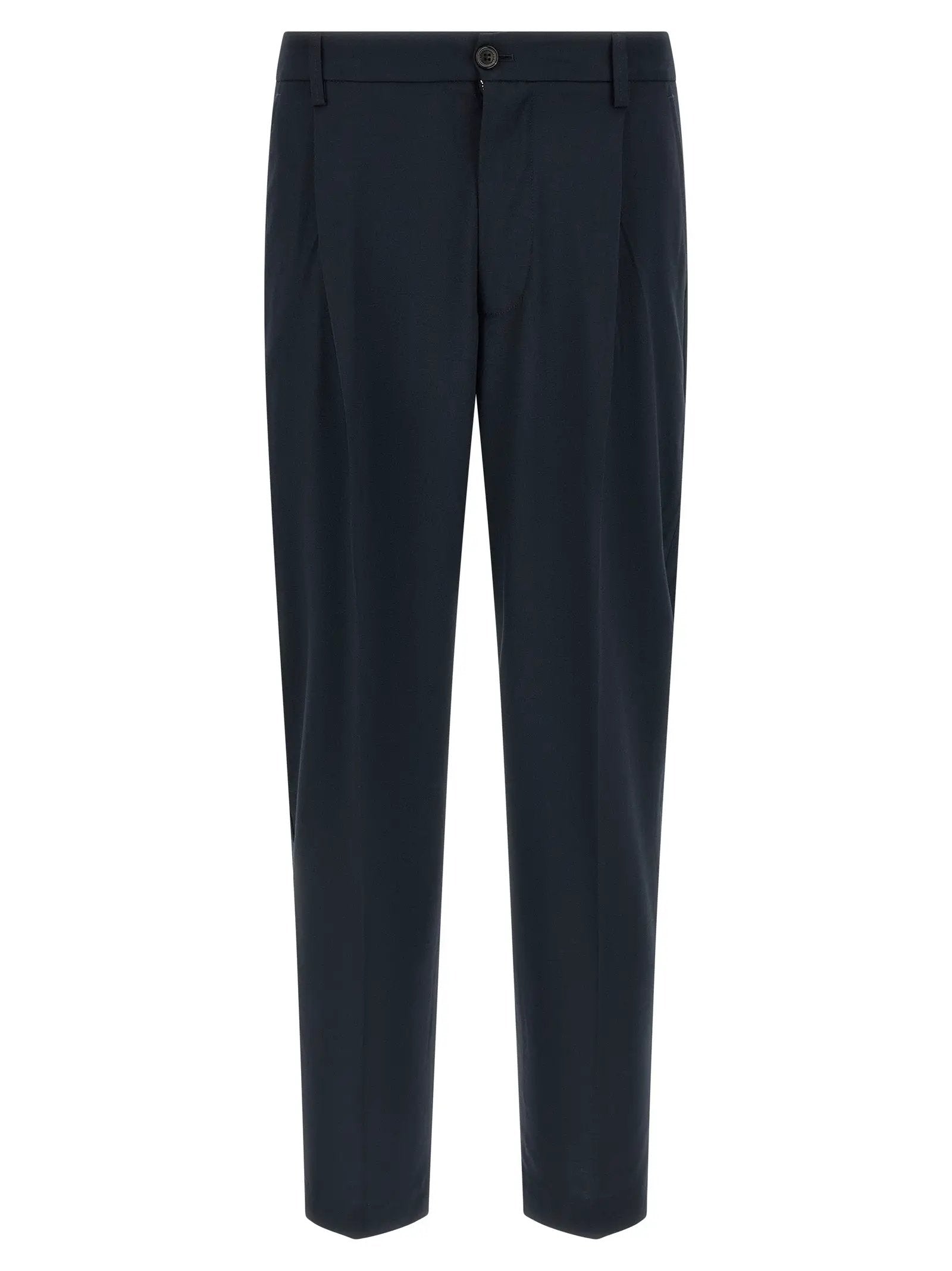 Department 5 Blue Polyester Casual Pants