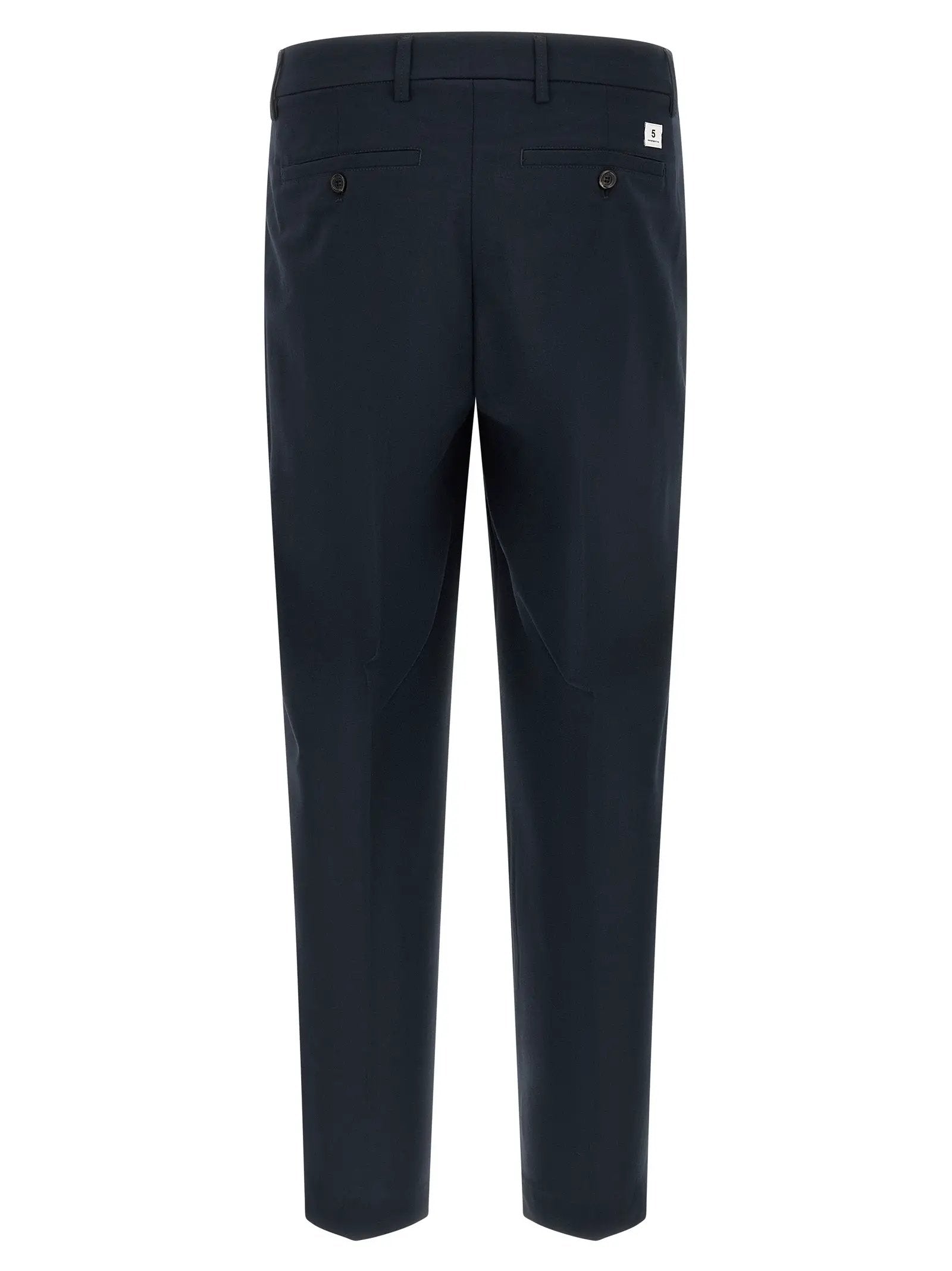 Department 5 Blue Polyester Casual Pants