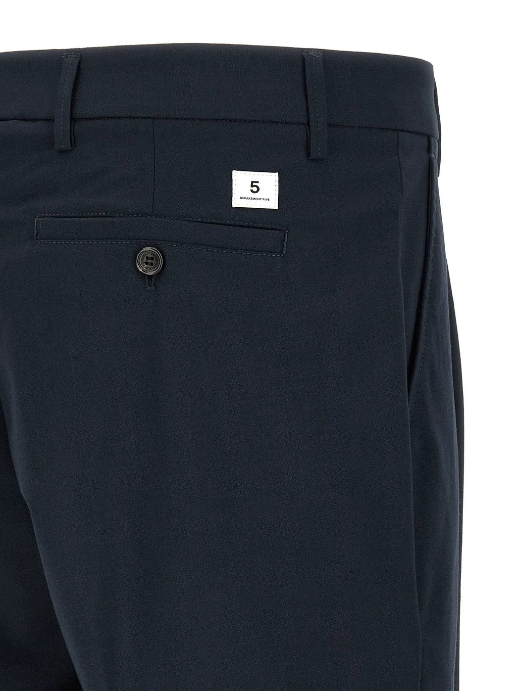 Department 5 Blue Polyester Casual Pants