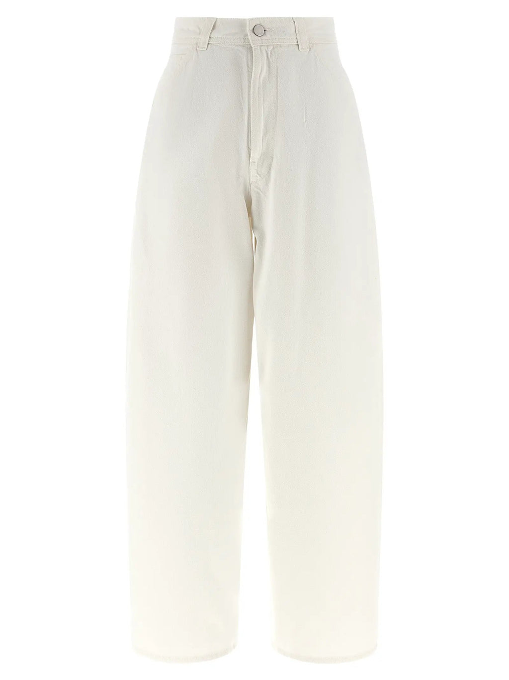 Lemaire White Cotton Jeans Denim