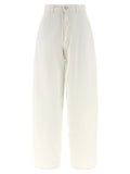Lemaire White Cotton Jeans Denim