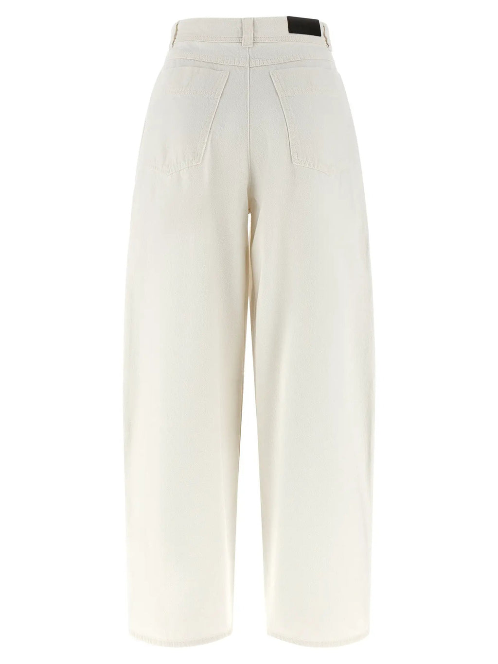 Lemaire White Cotton Jeans Denim