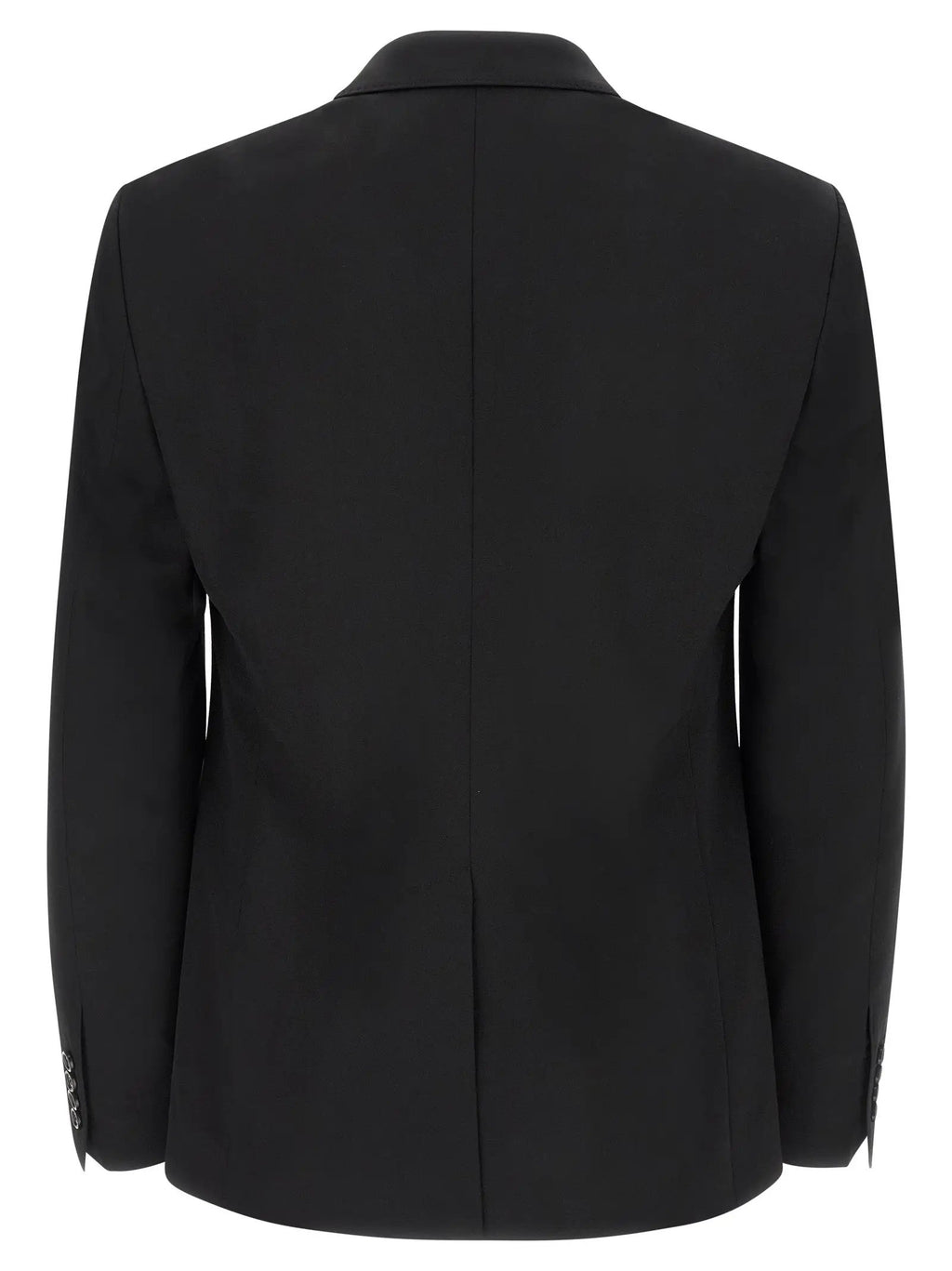Dolce & Gabbana Black Virgin Wool Blazer