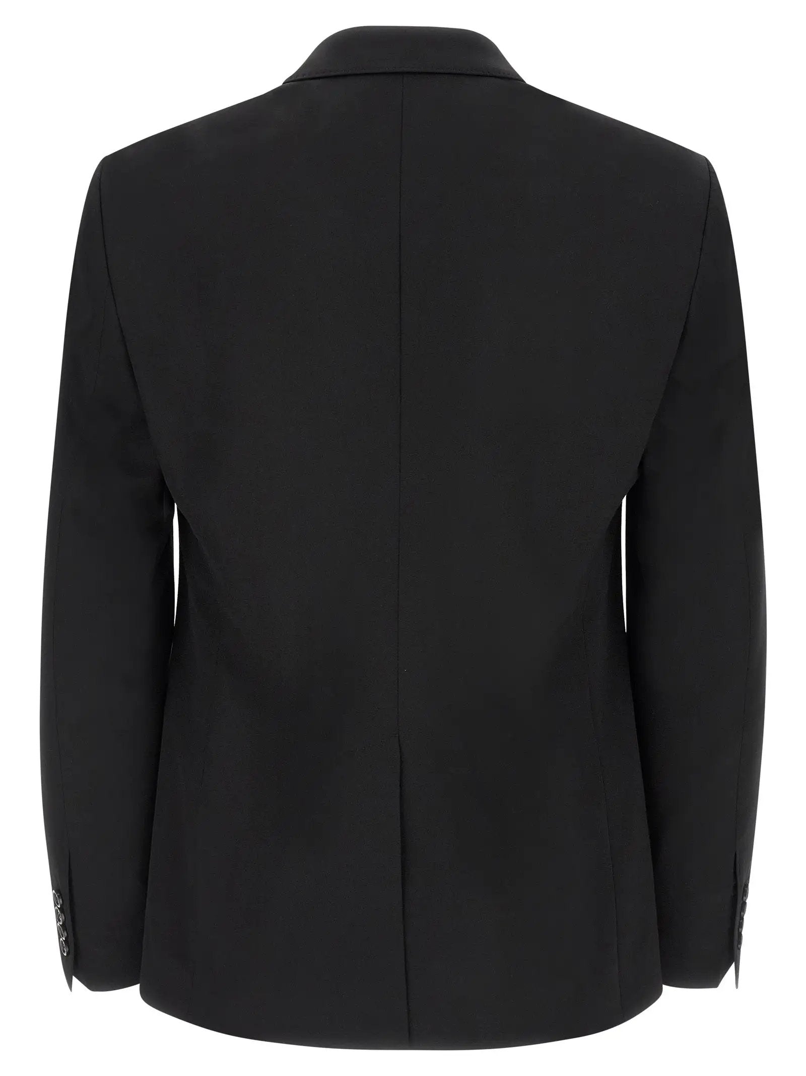 Dolce & Gabbana Black Virgin Wool Blazer