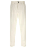 Department 5 White Cotton Casual Pants
