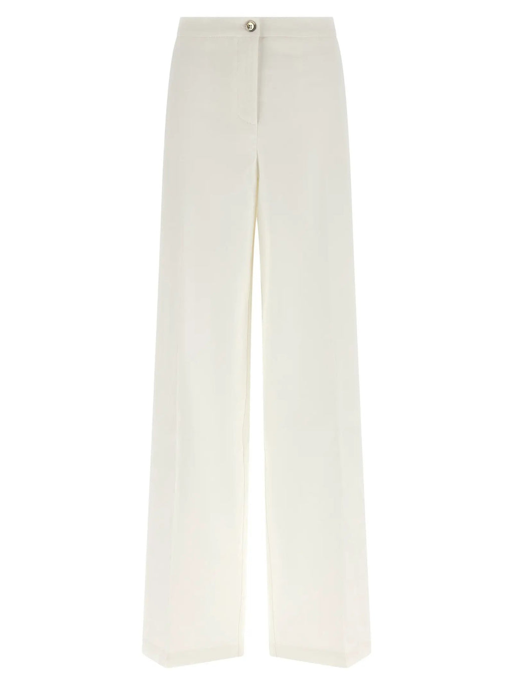 PINKO White Linen Casual Pants