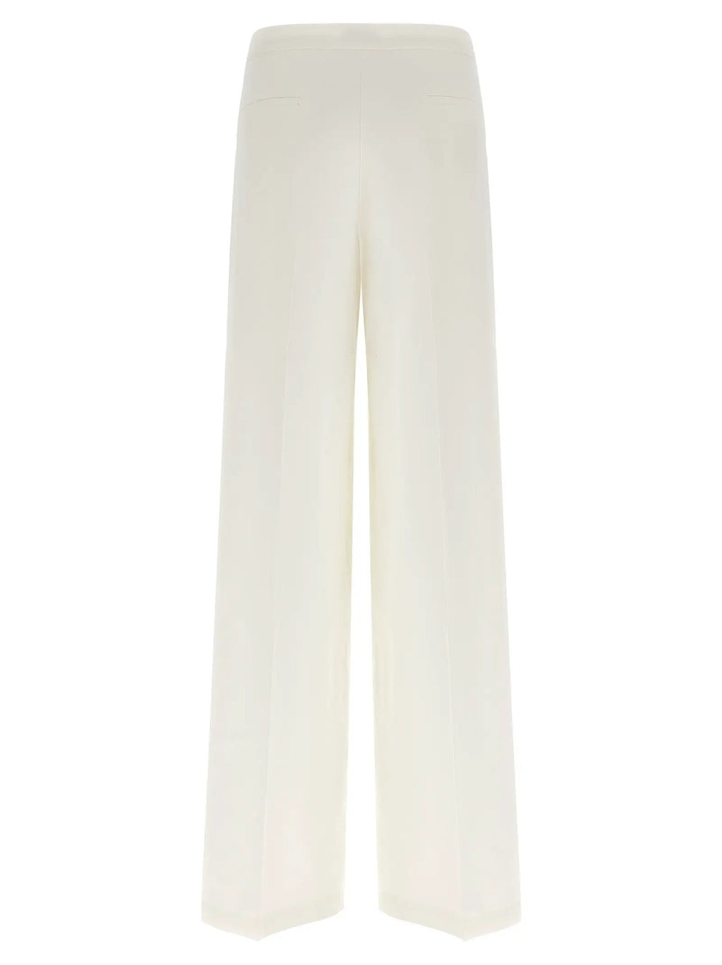 PINKO White Linen Casual Pants