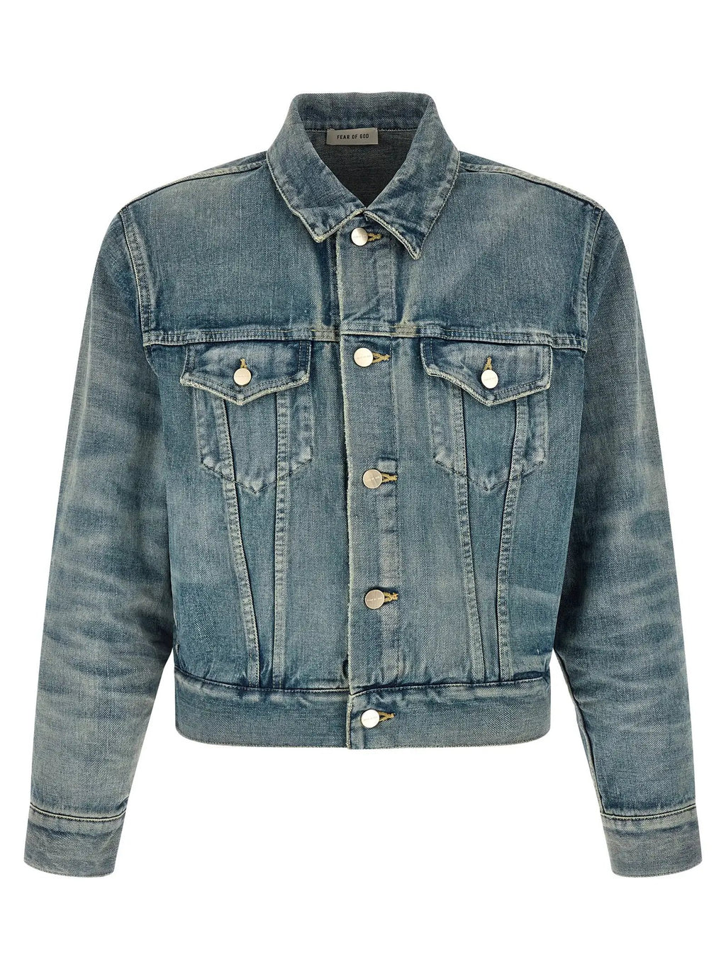Fear Of God Blue Cotton Denim Jacket