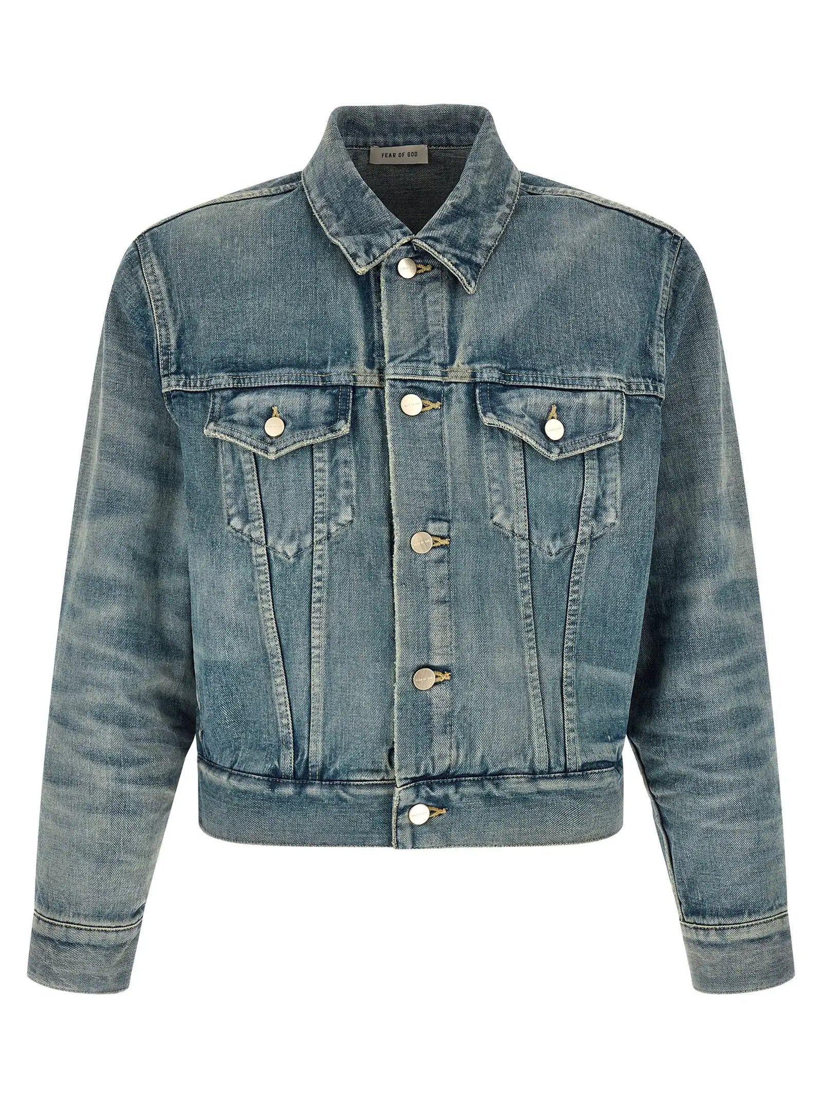 Fear Of God Blue Cotton Denim Jacket