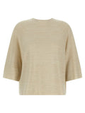 Fabiana Filippi Gold Cotton Cardigan