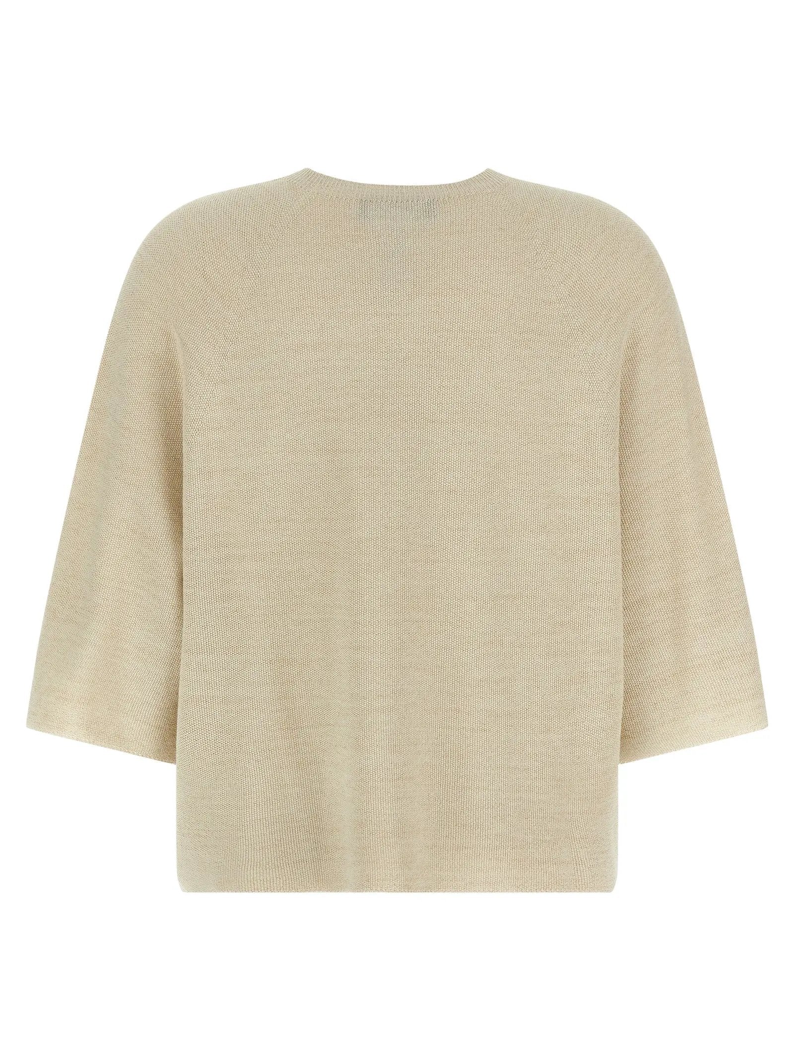 Fabiana Filippi Gold Cotton Cardigan