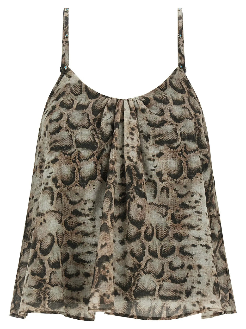 PINKO Gray Cotton Blouse