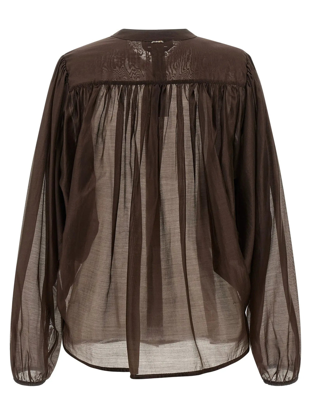 Twinset Brown Lycra Blouse