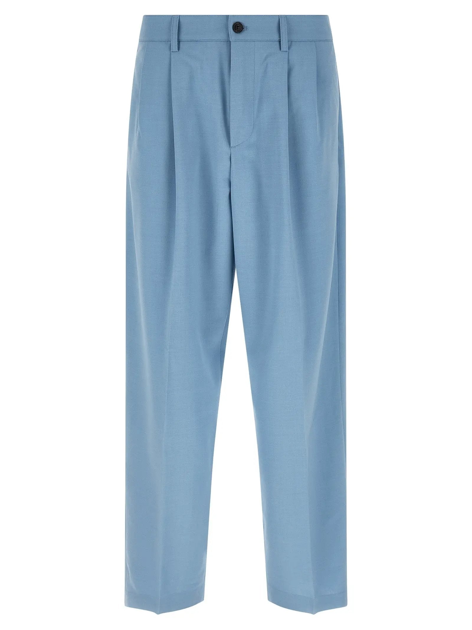 Department 5 Blue Polyester Chino Pants