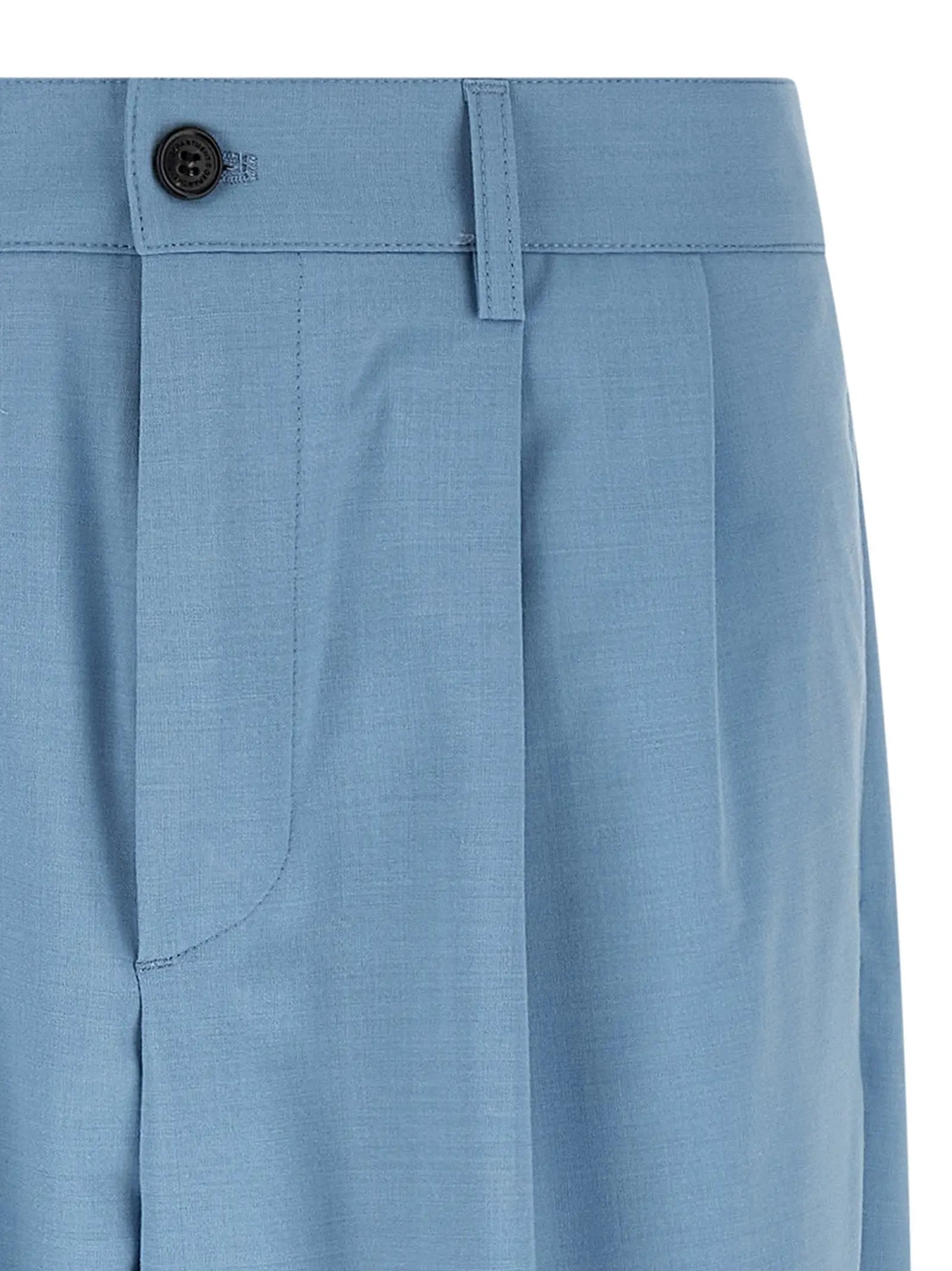 Department 5 Blue Polyester Chino Pants