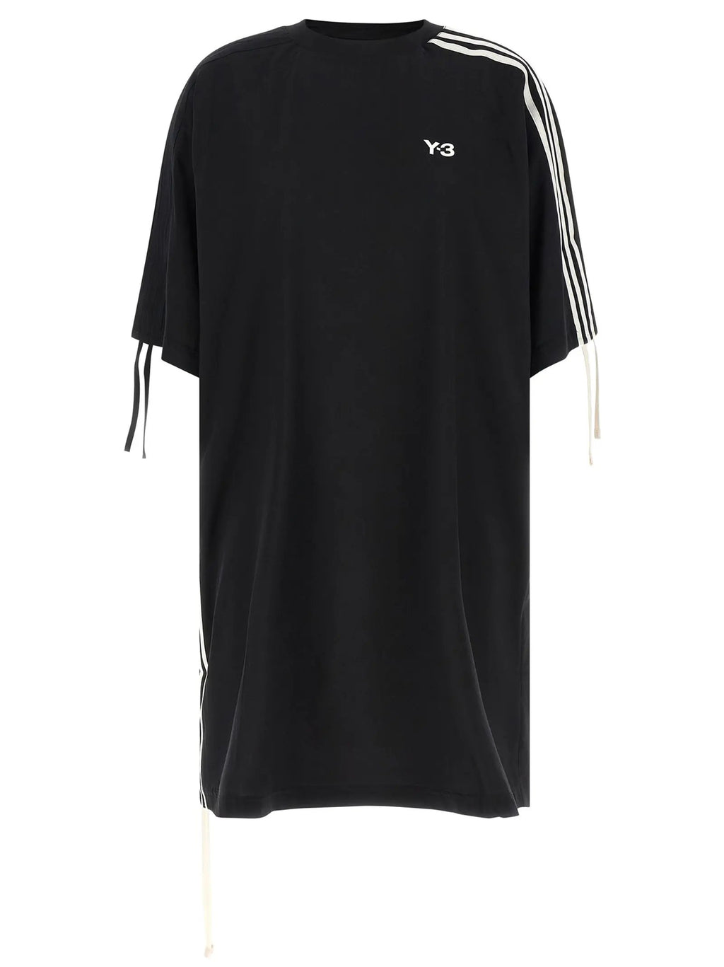 Y-3 Black Polyester Short Dress