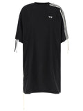 Y-3 Black Polyester Short Dress