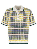 Casablanca Multicolor Cotton Polo Shirt