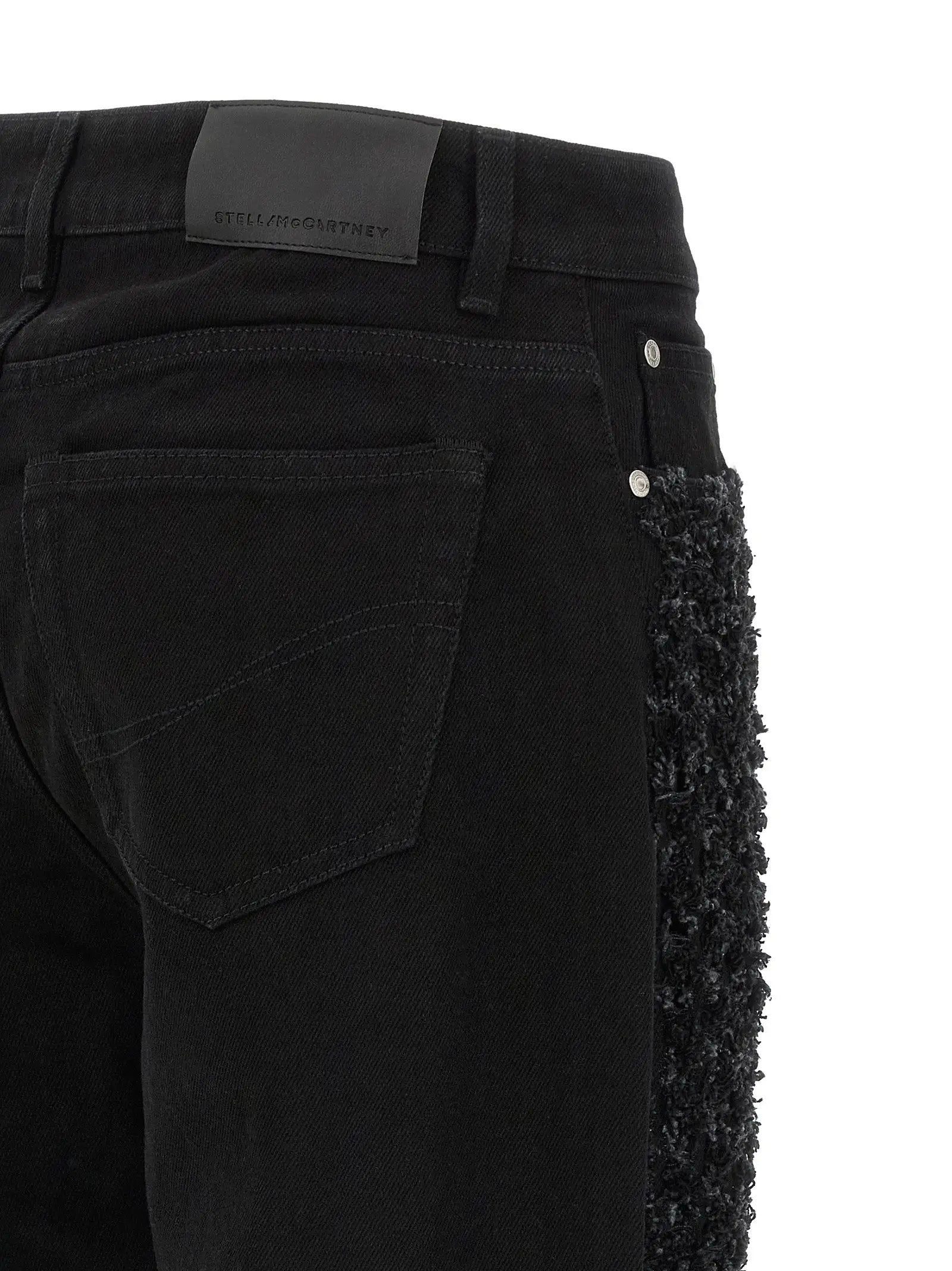 Stella McCartney Black Cotton Jeans Denim