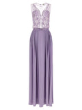 Elisabetta Franchi Purple Viscose Long Dress