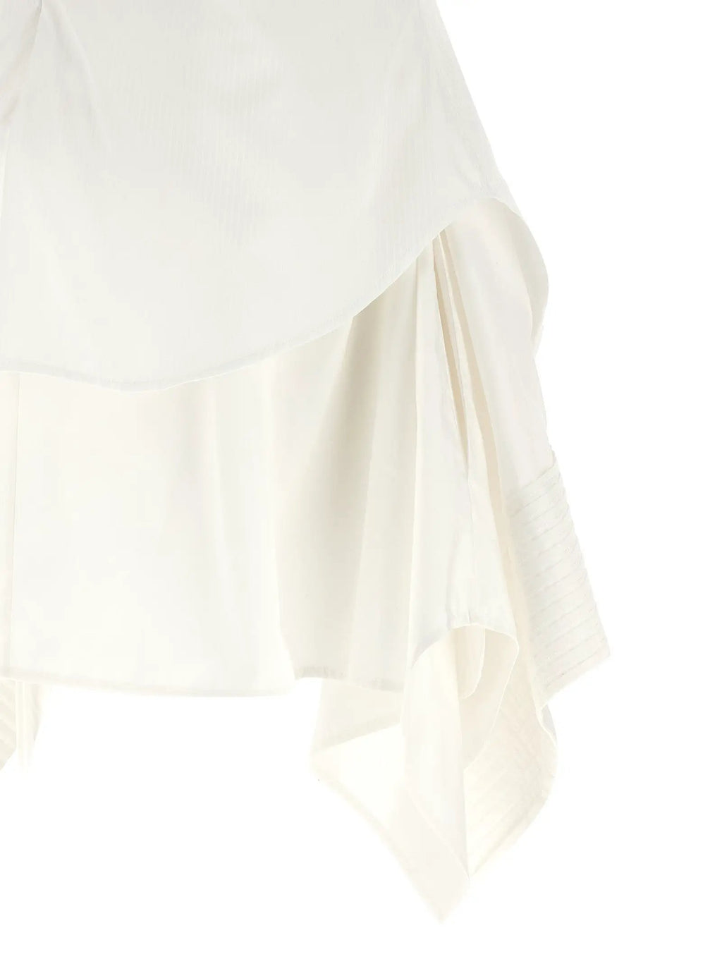 Alexander McQueen White Cotton Short Dress