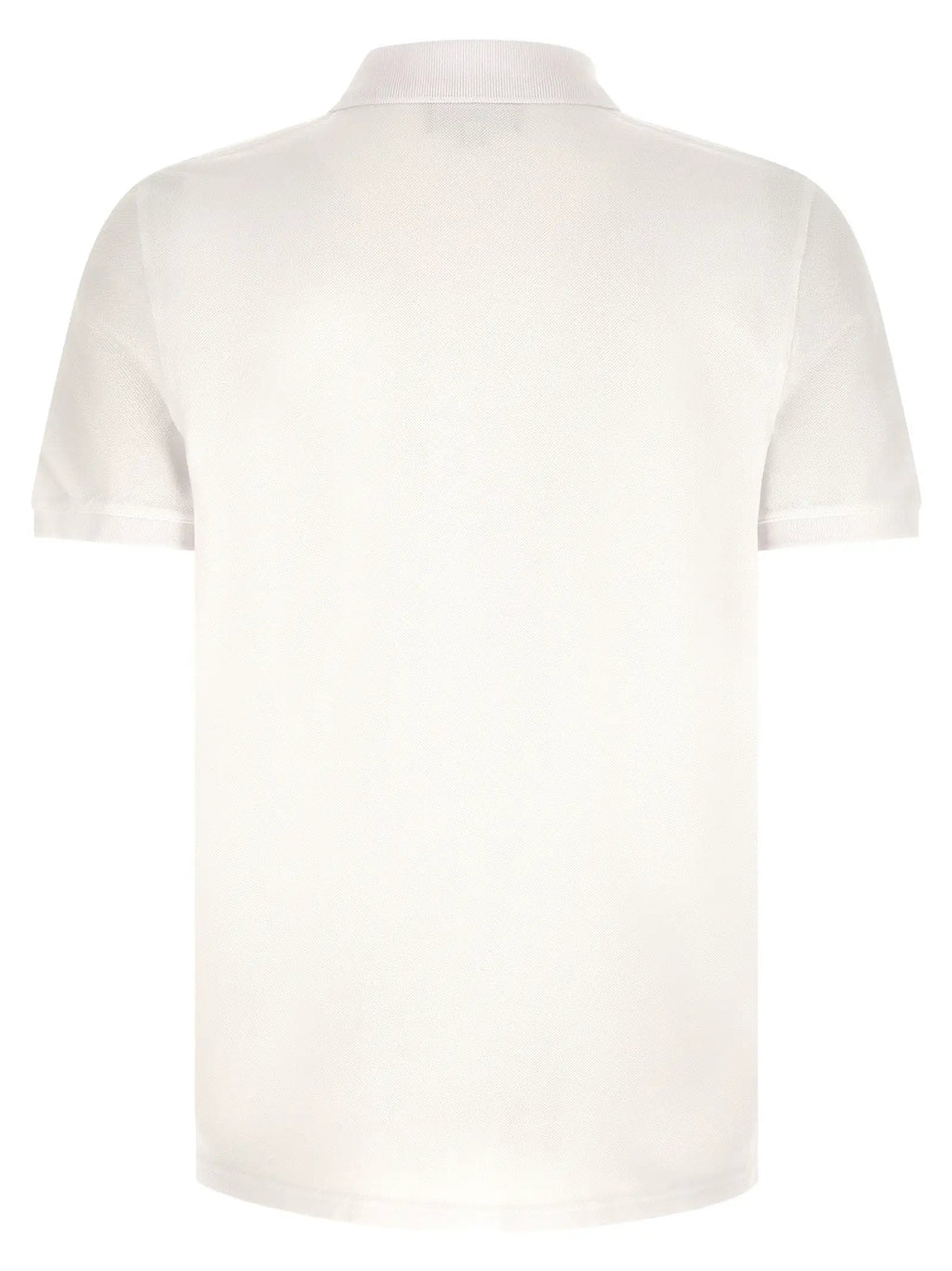 Maison Kitsuné White Cotton Polo Shirt