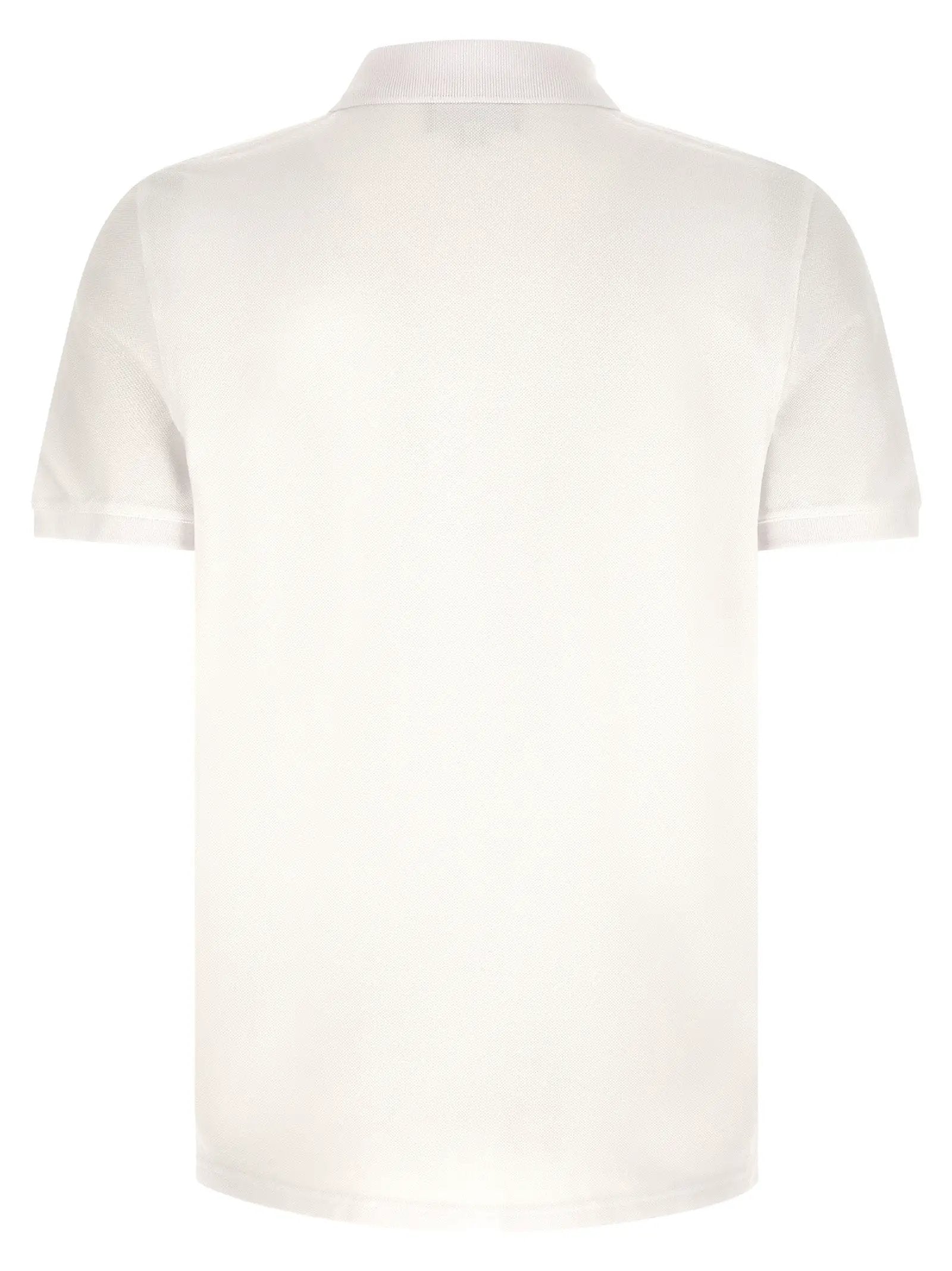 Maison Kitsuné White Cotton Polo Shirt