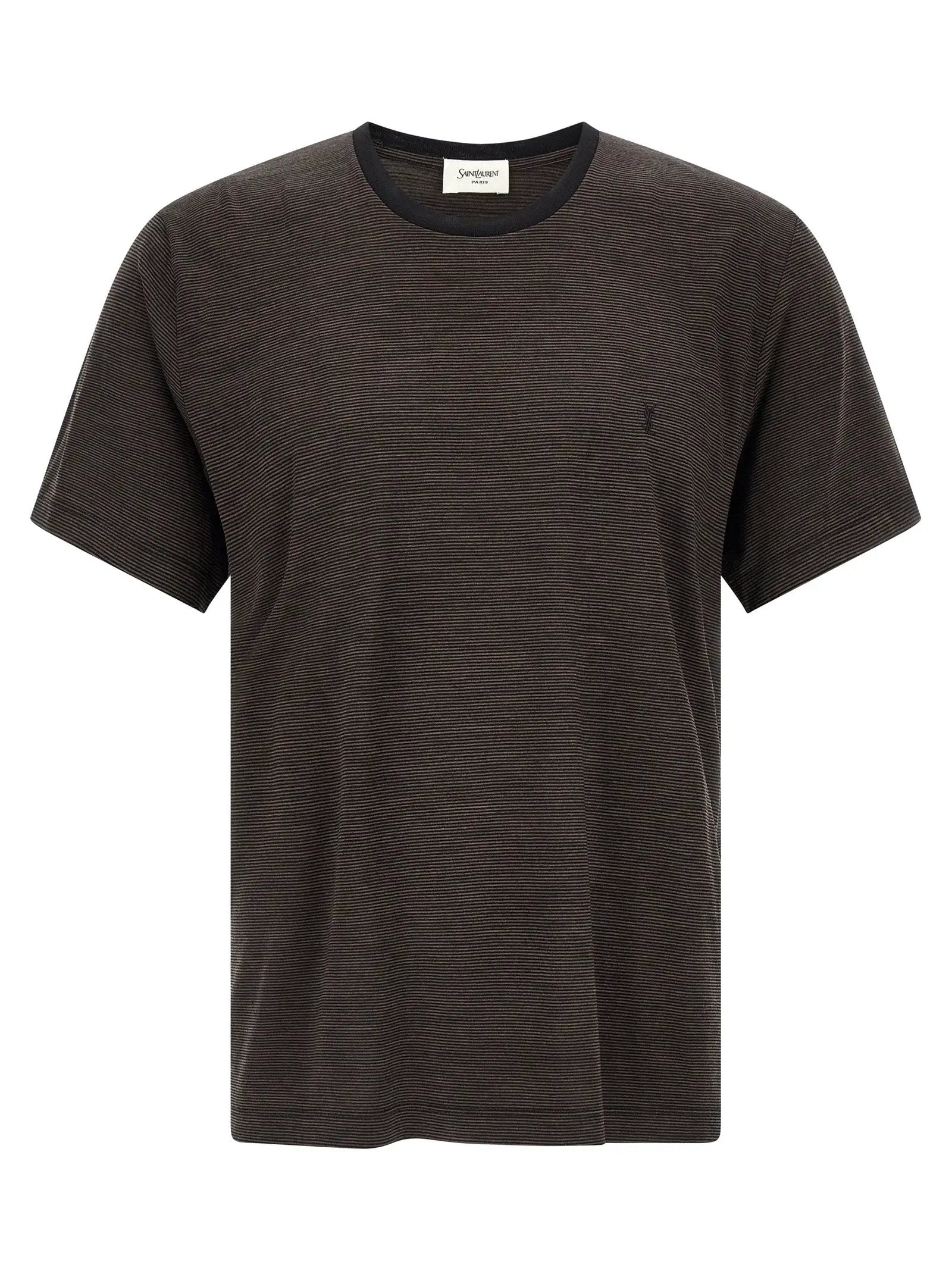 Saint Laurent Brown Wool T-Shirt
