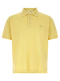 Saint Laurent Bicolor Cotton Polo Shirt