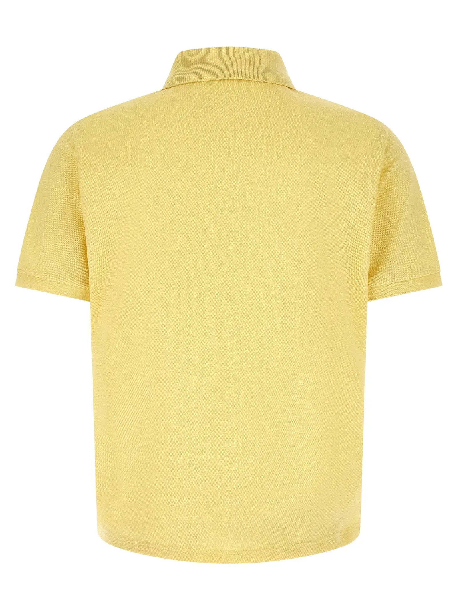 Saint Laurent Bicolor Cotton Polo Shirt