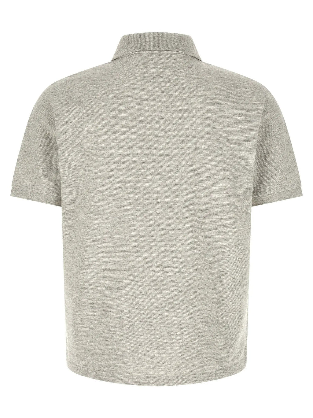 Saint Laurent Gray Cotton Polo Shirt