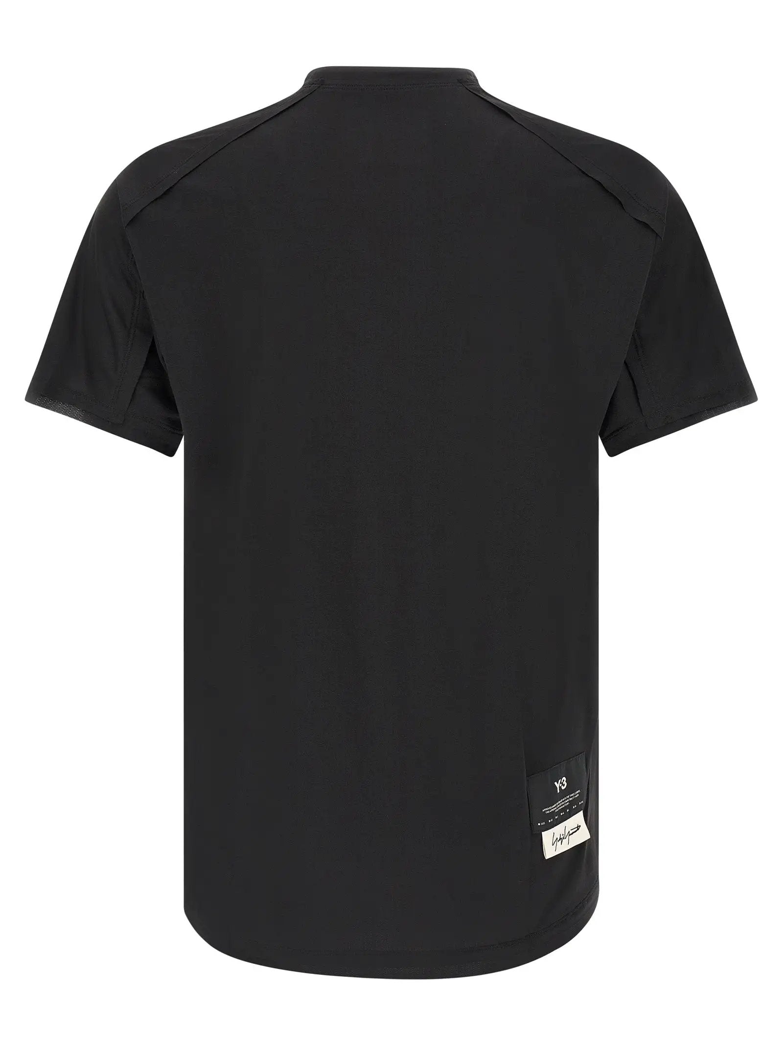 Y-3 Black Polyester T-Shirt