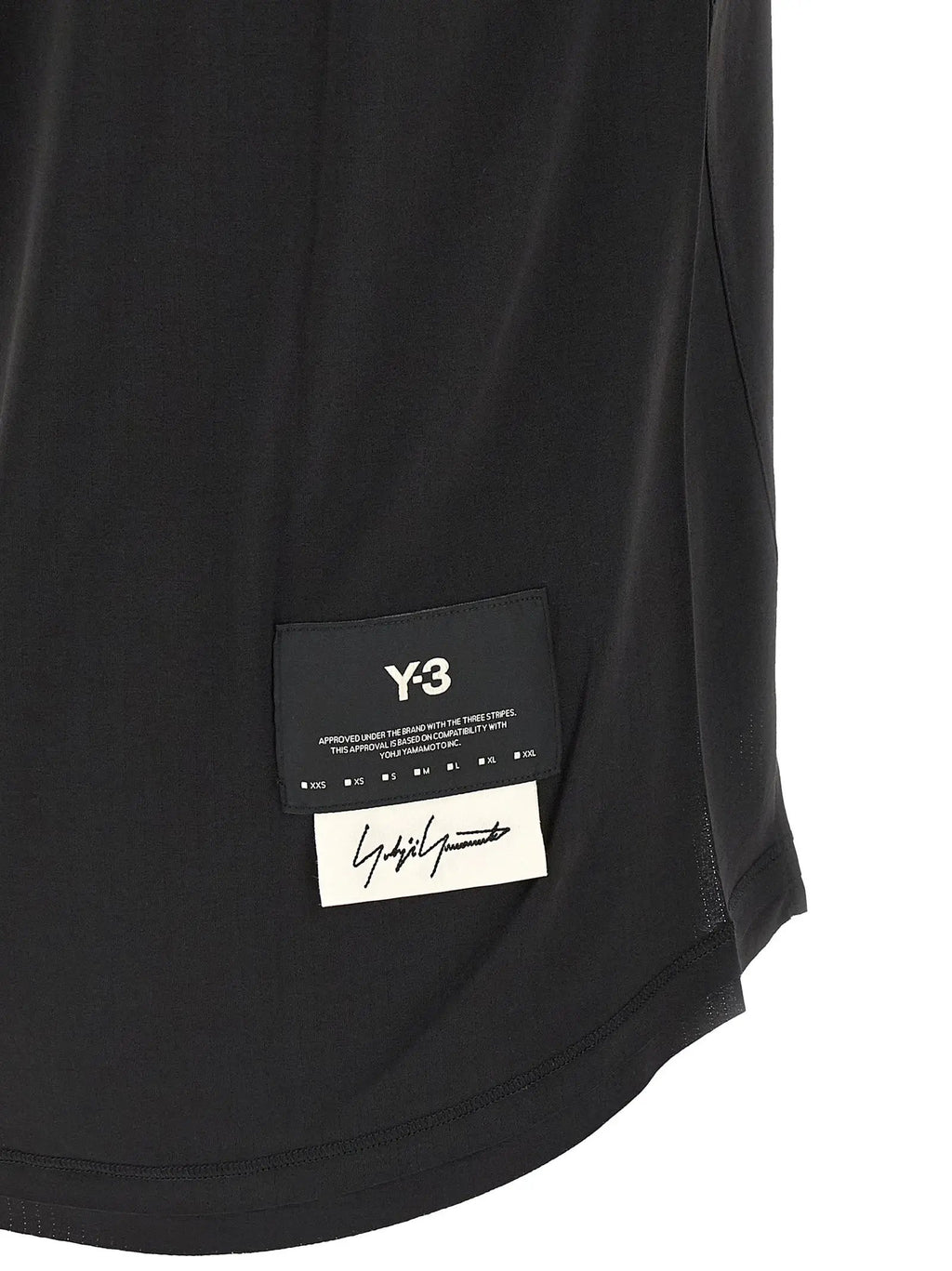 Y-3 Black Polyester T-Shirt