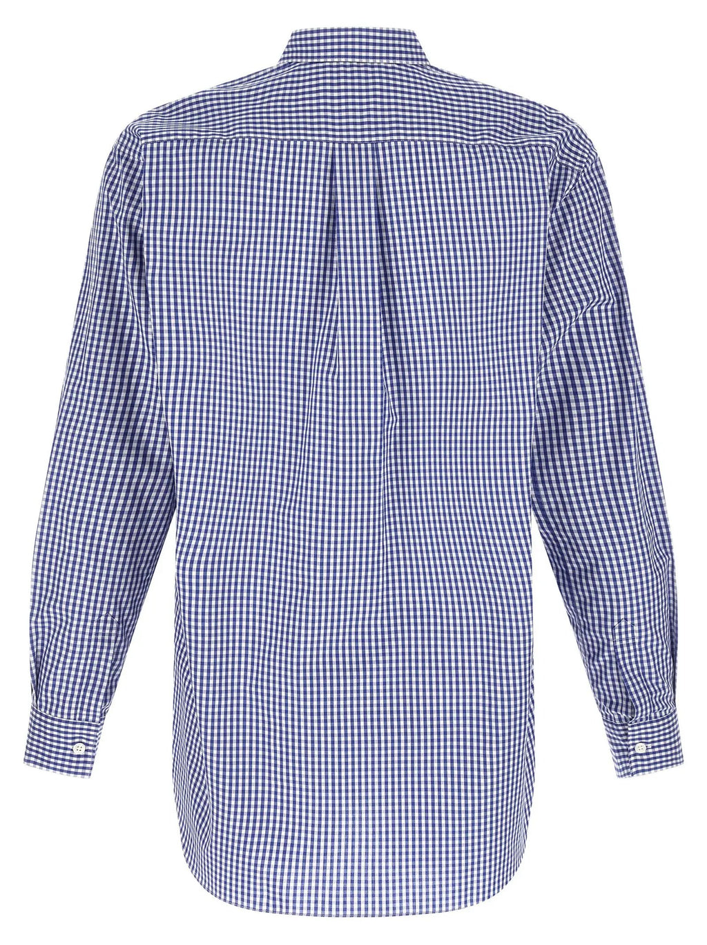 Comme Des Garçons Blue Cotton Blouse