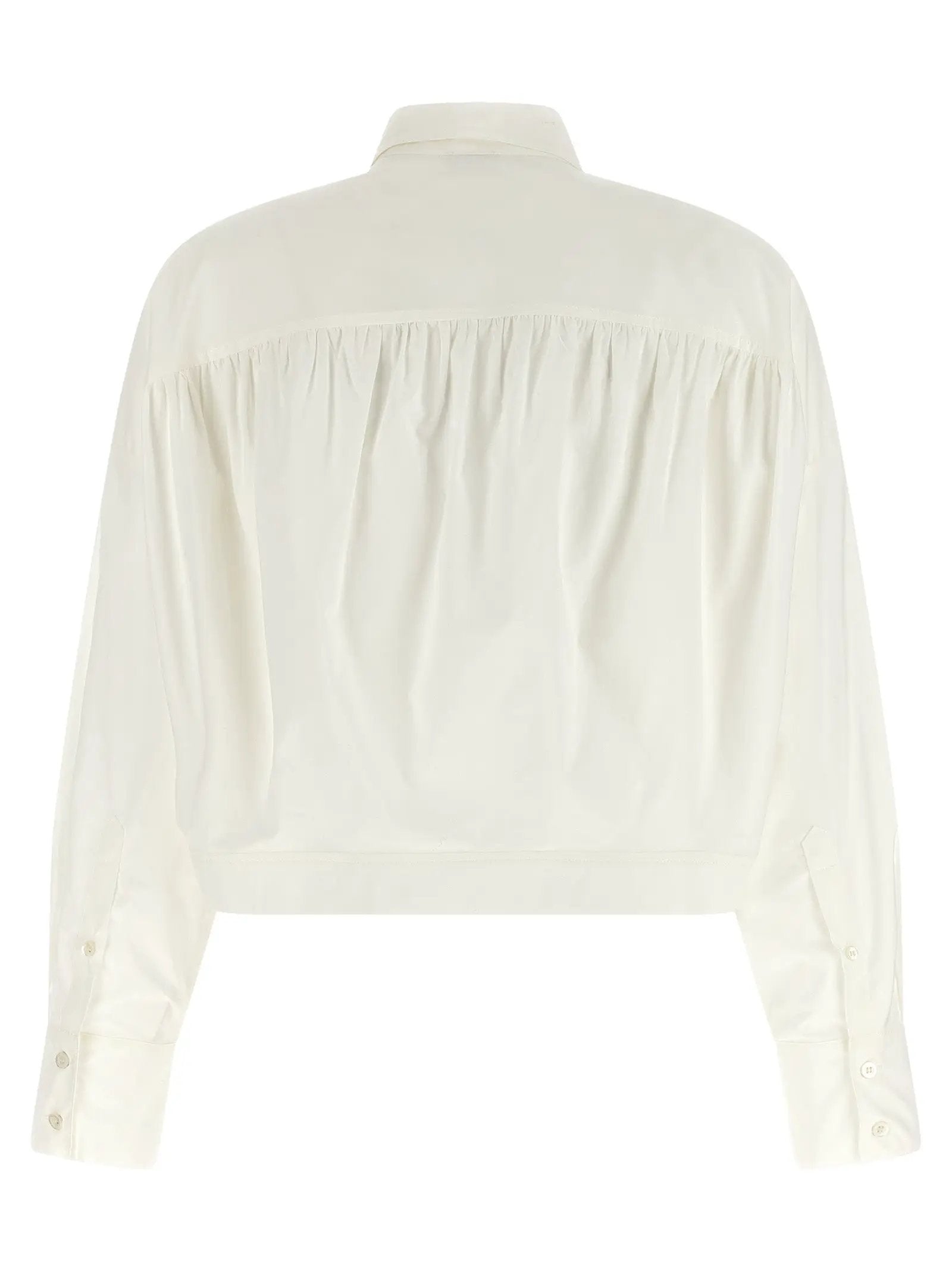 PINKO White Cotton Blouse