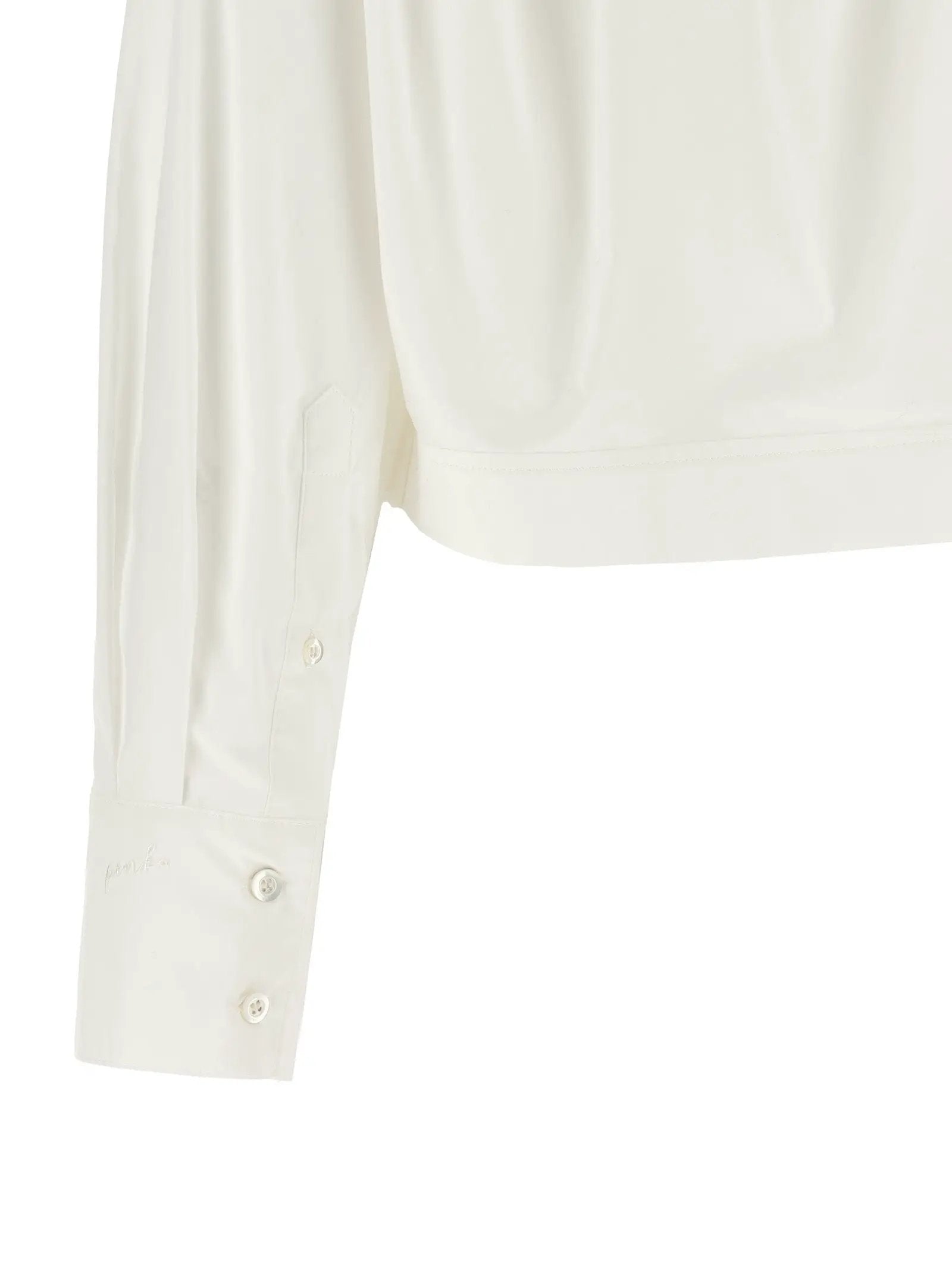 PINKO White Cotton Blouse