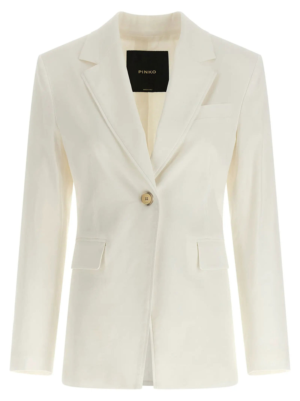 PINKO White Linen Blazer
