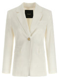 PINKO White Linen Blazer