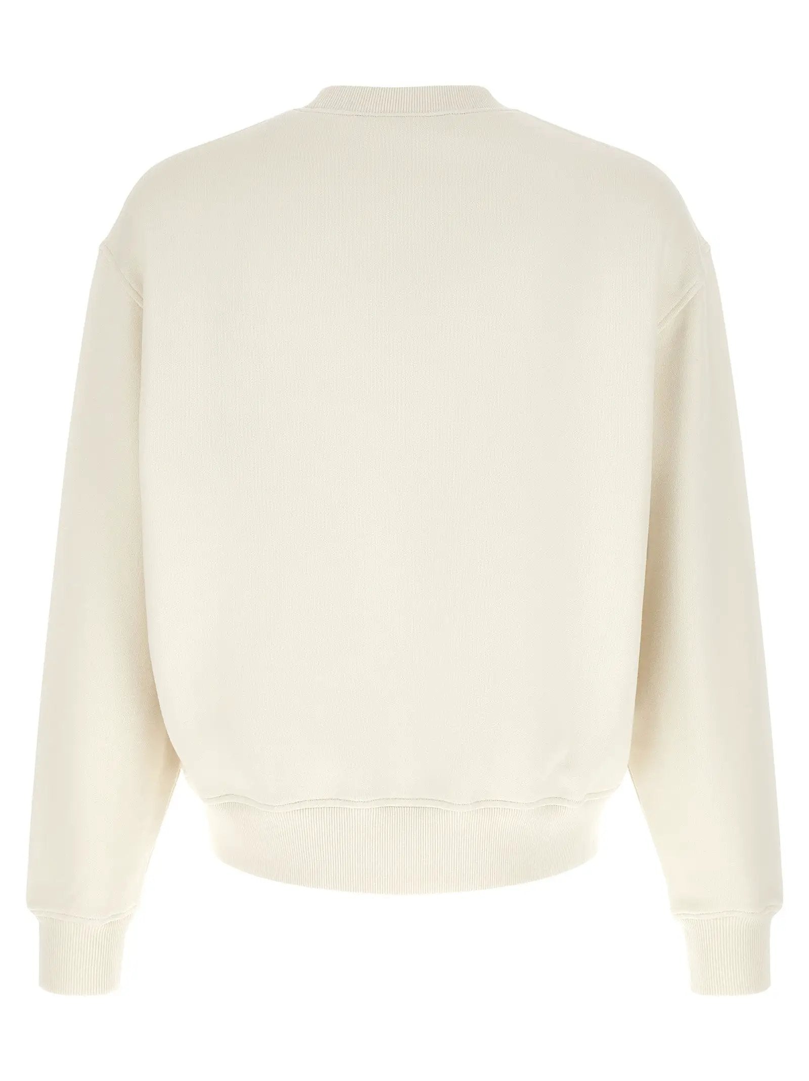 Sweat-shirt blanc en coton Palm Angels