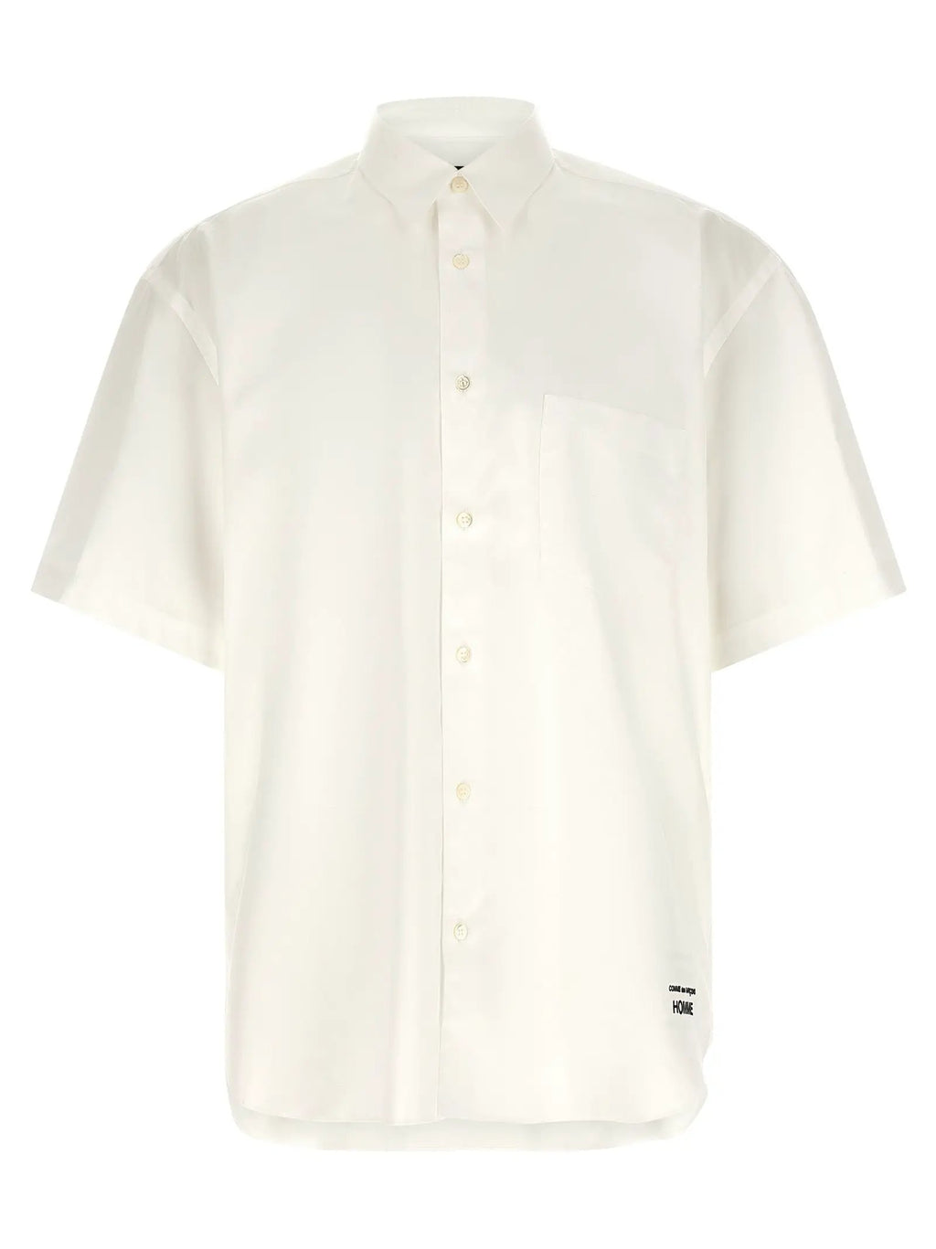 Comme Des Garçons White Cotton Blouse