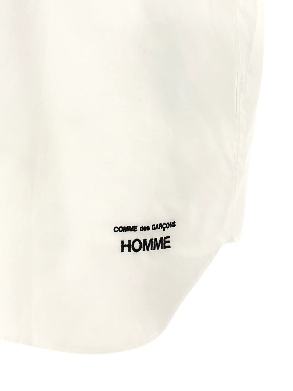 Comme Des Garçons White Cotton Blouse