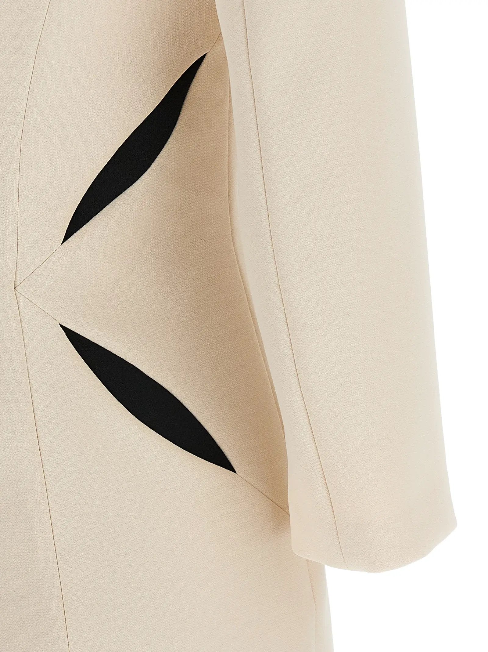 Elisabetta Franchi Bicolor Polyester Short Dress