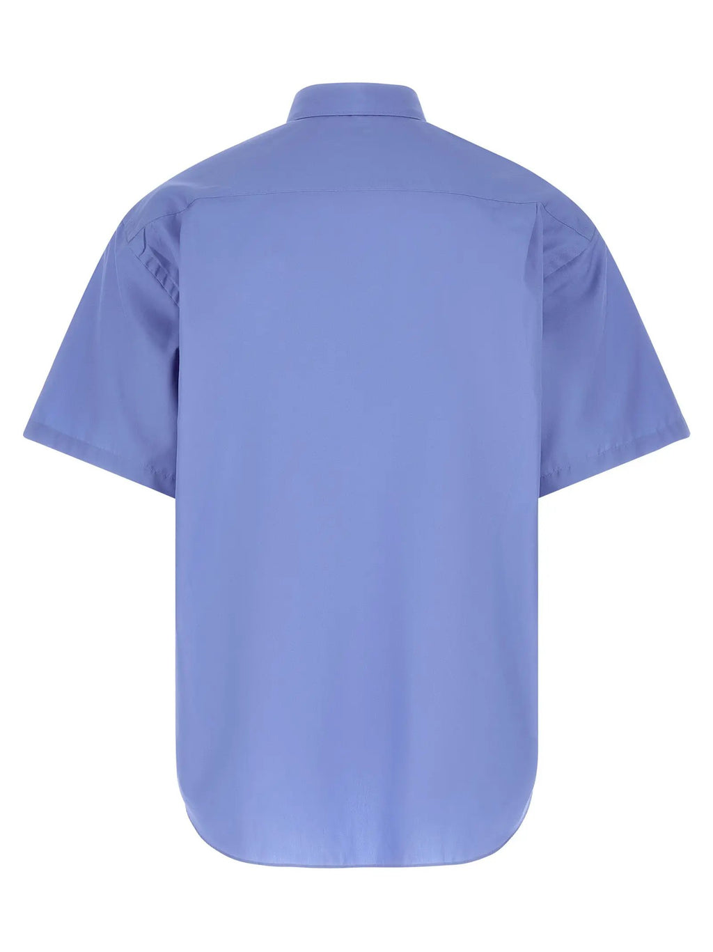 Comme Des Garçons Blue Cotton Blouse