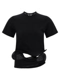 Junya Watanabe Black Nylon T-Shirt